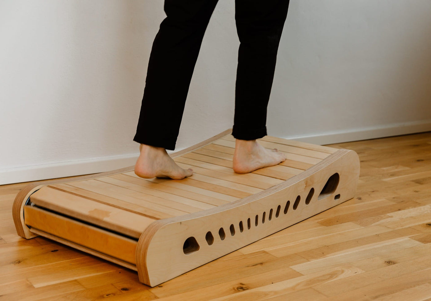 Office Walker under a standing desk