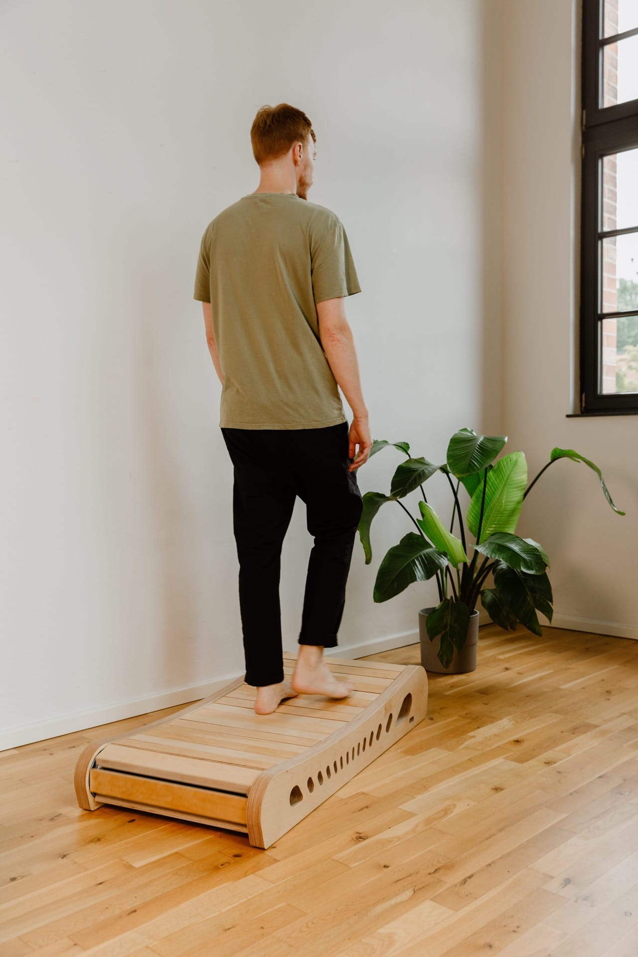 Office Walker in use at a desk